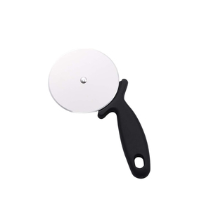 Cortadora de pizza de acero inoxidable Premium fácil de limpiar, rueda cortadora de pizza grande de cocina súper afilada - Product Image 1