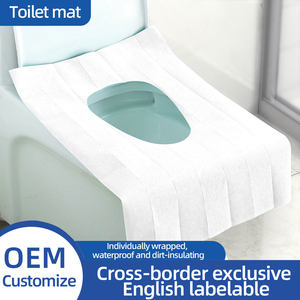 Fundas Desechables para Asiento de Inodoro, Ecológicas, Envasadas Individualmente, de una Sola Pieza, para Viajes, Inodoros Públicos y Entrenamiento para Ir al Baño - Product Image 1