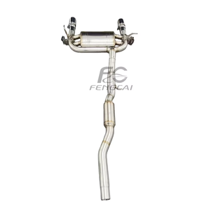 Tuyaux d'échappement modifiés de haute qualité avec silencieux à valve pour <span class=keywords><strong>Audi</strong></span> <span class=keywords><strong>TT</strong></span> <span class=keywords><strong>MK1</strong></span> 1.8T 2000-2010 en acier inoxydable, améliore la puissance du <span class=keywords><strong>turbo</strong></span> - Product Image 6