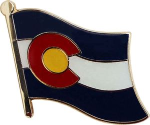 Colorado - State Flag Badge Baking <b>Paint</b> Process Stamping Sports Model for National Day Promotional Souvenirs - Product Image 1