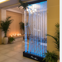 Lampes murales LED modernes à bulles d'eau mobiles pour intérieur avec panneau décoratif personnalisé pour séparateurs de pièce