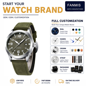 Reloj Mecánico Automático para Hombre con Logotipo Personalizado, Marca Privada OEM ODM, Luminoso, con Calendario y Fondo de Esqueleto - Product Image 1