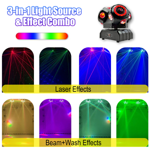 Stage Lights 180W 12x10W RGBW 4in1 Moving Head Light Beam Laser Strobe Rotating DMX512 <strong>DJ</strong> Disco KTV Club Party Wedding 2-3 - Product Image 3