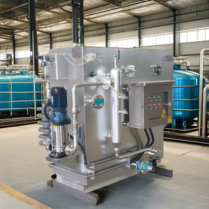 Sản xuất tại Trung Quốc 1 tấn YP-GQF1 thép Carbon xử lý nước thải hòa tan không khí nổi sử dụng nhà ăn mòn bảo vệ động cơ PLC Tank - Product Image 2