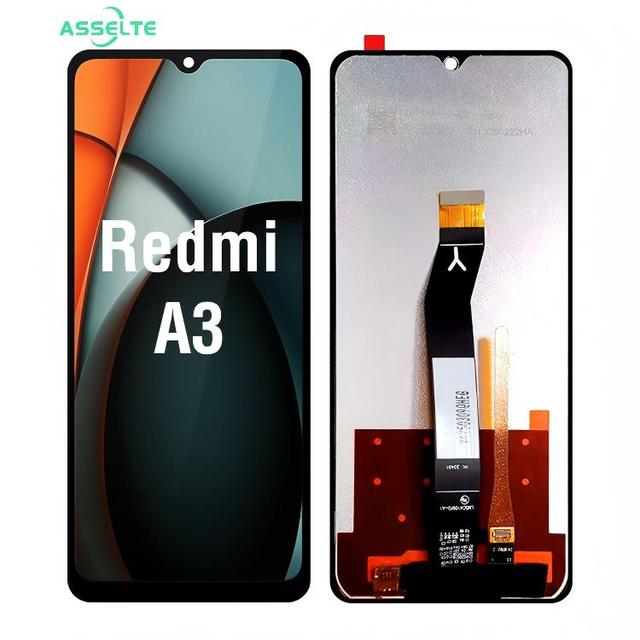 For Redmi A3 Frameless OEM LCD Touch Screen Digitizer Assembly Display with 3 Years Warranty
