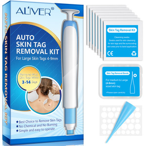 Kit de Eliminación de Verrugas Cutáneas ALIVER, Seguro para Herramientas de Reparación de Pequeñas a Grandes Dimensiones, Eliminador de Verrugas, Tratamiento, Pluma Eliminadora de Verrugas Cutáneas de 4-9 mm - Product Image 3