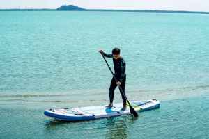 Vente en gros <span class=keywords><strong>planche</strong></span> à pagaie debout en plastique durable mousse OEM <span class=keywords><strong>rigide</strong></span> Touring SUP Offre Spéciale <span class=keywords><strong>planche</strong></span> gonflable - Product Image 3