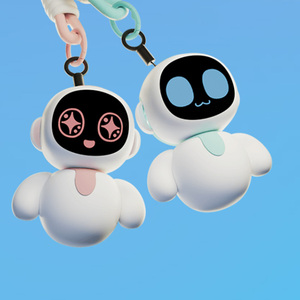 <span class=keywords><strong>Robot</strong></span> <span class=keywords><strong>Giocattolo</strong></span> Eiliko in Prevendita, Ciondoli per Borse Rosa, Regali di Natale, Simpatico Compagno Intelligente AI, Piccolo <span class=keywords><strong>Robot</strong></span> Domestico - Product Image 2