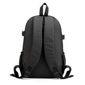 Sac à dos pour ordinateur portable résistant à l'eau pour hommes, couleur unie, noir, gris, bleu foncé, kaki, sac d'école pour étudiants, voyage, loisirs, hiver 2022 - Product Image 1