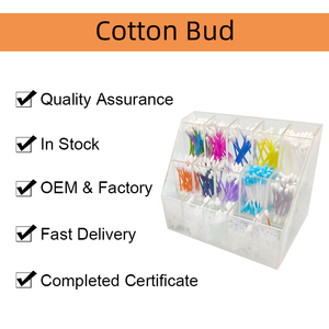 Hàng Có Sẵn Tăm Bông Mỏng Gậy Làm Sạch Hai Đầu Gậy Gỗ Nụ Bông Tai Coton Tige - Product Image 2