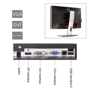 จอภาพ LED สีดําตกแต่งใหม่จอแสดงผล IPS vga ขนาด 23 นิ้ว 1920x1080 รองรับหน้าจอกวิดซ์กรีนติดผนังสําหรับ AV Entertainment Dells - Product Image 2
