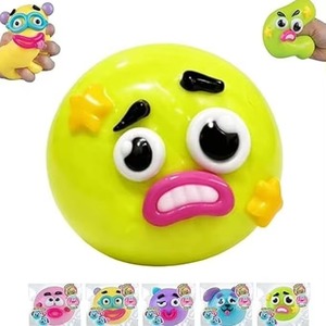 Juguete Antiestrés con Forma de Cara de Perro, Pelota de Rebote Lento Portátil para Aliviar el Estrés en Niños y Adultos - Product Image 6
