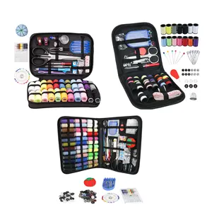Kit d'outils de couture professionnels personnalisés en usine kit d'aiguille et de fil bricolage mini petit kit de couture de voyage portable ensemble pour débutant