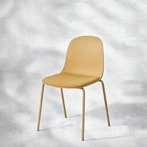 Modern Minimalist High Quality PP Plastic <b>Dining</b> <b>Chair</b> with Fabric Upholstery for Outdoor Home Furniture Use - Product Image 3
