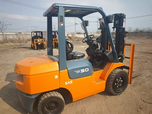 ราคาถูก ประสิทธิภาพสูง สำหรับรถยกดีเซล 7F30 มือสอง 3 ตัน งา 1520 มม. ยกสูง 3 ม. 4.5 ม. - Product Image 4