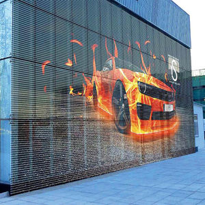 Pushunled Xx.Video.Xx iklan jendela layar transparan Led transparansi dinding tampilan Led Pantalla Led Transparente - Product Image 3