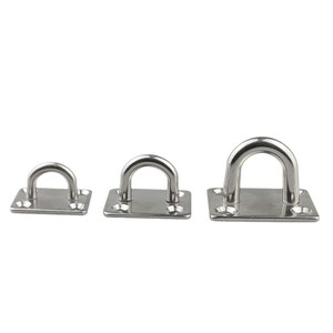 Boucle en D en acier inoxydable RICHWITS 304 316, quincaillerie marine pour fixation de pont de voilier - Product Image 1