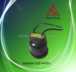 Haohong HH001 E26 Bakelite ổ cắm đồng thau/sứ/Nhựa/Đồng giữ đèn phong cách vít loại cho thuận tiện chiếu sáng - Product Image 4