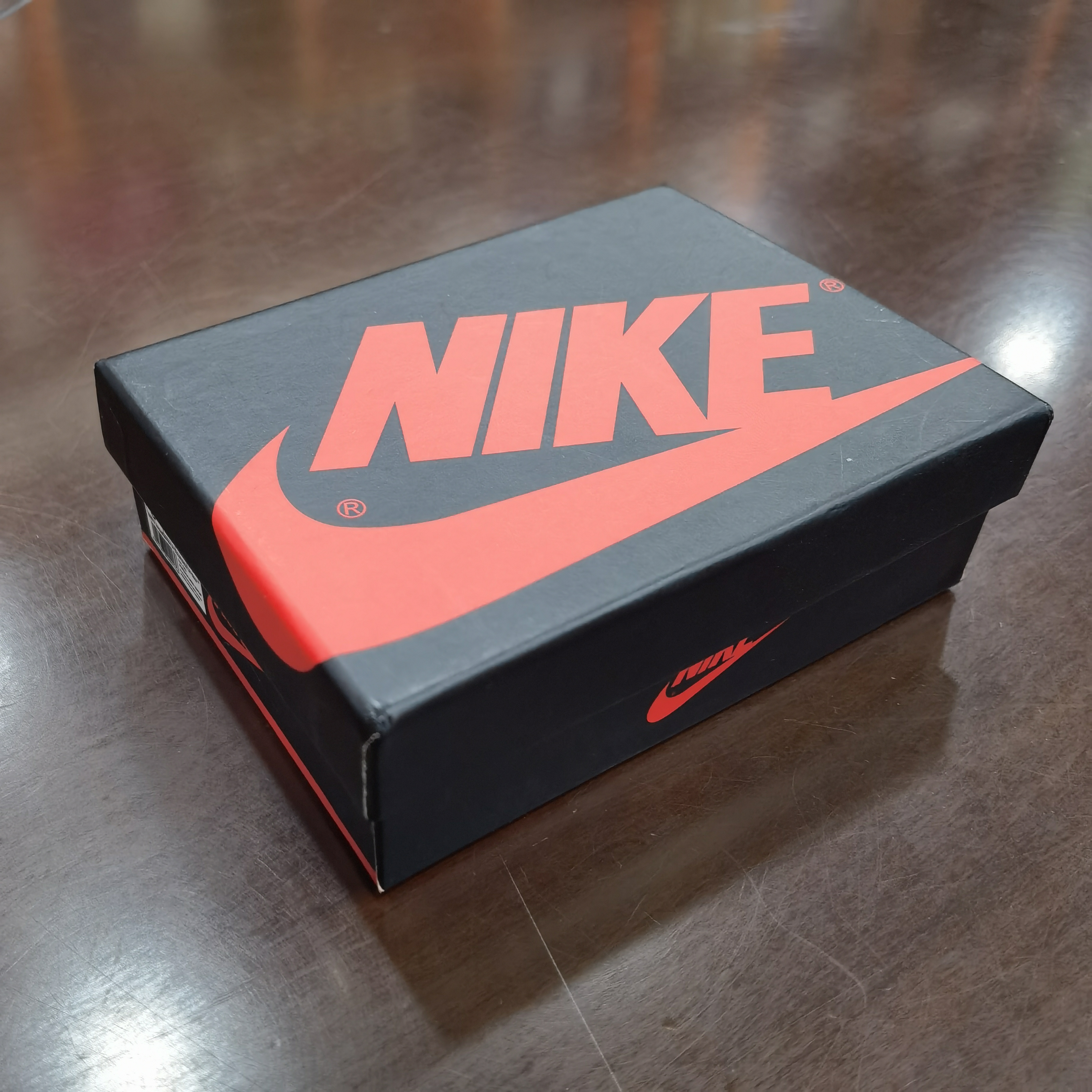 Custom Logo Black Gift Mini Nikes Shoe Box For Shoes Packaging