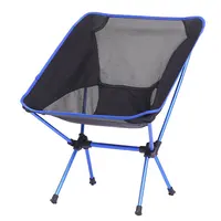 מפעל מעודכן חזק קמפינג כיסא מתקפל L נייד קל משקל חיצוני כיסא אלומיניום מסגרת ירח כיסא