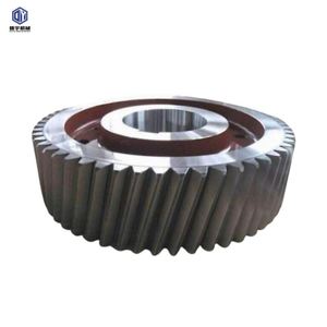 34 CrNiMo6 Zahnrad mit großem Durchmesser Getriebe Schmiedes tahl Helical großes Zahnrad - Product Image 1