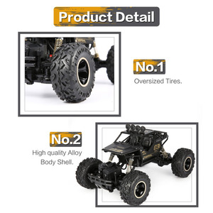 Voiture télécommandée tout-terrain 1/16 4x4 2,4 GHz pour enfants, <span class=keywords><strong>jouet</strong></span> <span class=keywords><strong>radiocommandé</strong></span>, prix usine - Product Image 4