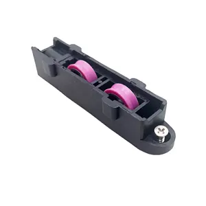 Brasil Rolo De Polia De Nylon Roxo Para Janela E Porta Deslizante Purple PA Nylon Pulley Roller For Sliding Window 625 Bearing