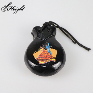 <span class=keywords><strong>Castañuelas</strong></span> Profesionales Españolas al por Mayor, Instrumentos Musicales y Accesorios de Madera Cilíndrica - Product Image 1