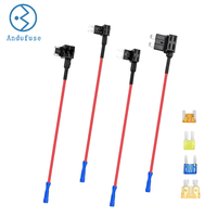 Boîtier de fusibles automobile ANL en céramique 12V, support de fusible méga, testeur de fusibles Komatsu argenté, coupe-circuit 15kV 100 ampères, type échelle
