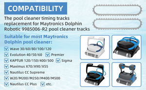 9985006-R2 manuel écologique nettoyeur de piscine domestique pistes pièces de rechange pour Dolphin <span class=keywords><strong>Maytronics</strong></span> modèles 2006 - Product Image 5