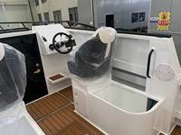 Bateau de pêche en aluminium lSEAKING, yacht sportif offshore, bateau de pêche en alliage avec cabine à toit rigide