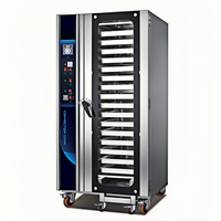Four à convection électrique à gaz 5 plateaux 8 plateaux 12 plateaux 16 plateaux Four à pâtisserie commercial à plusieurs niveaux pour gâteaux et pain