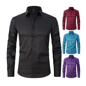 Magliette di Polo di estate degli uomini su ordinazione traspiranti della manica lunga variopinta T-058 di alta qualità - Product Image 1