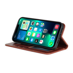 Funda de teléfono de cuero con tapa para <span class=keywords><strong>Samsung</strong></span> Galaxy <span class=keywords><strong>S7</strong></span> S8 S9 S10 S20 S21 S22 S23 S24 Ultra Plus 5G iPhone 13 - Product Image 4