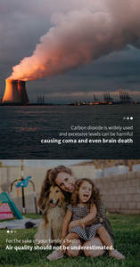 Monitor CO2 Portatile MINI PV19-CO2 3-in-1 per Qualità dell'Aria, Anidride Carbonica/Temperatura/Umidità 0-99%RH - Product Image 4