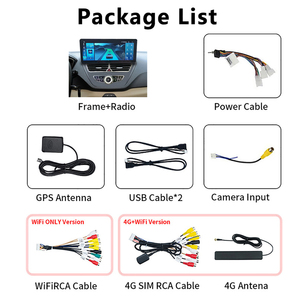 Écran tactile 12,3 pouces, 8 cœurs, 4G LTE, BT 5.0, autoradio, lecteur multimédia, CarPlay sans fil, navigation GPS Android pour Ford Escort 2015 - Product Image 2