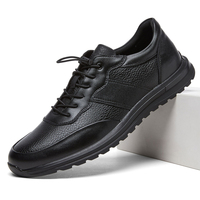 Großhandel Herren Casual Sneakers PU-Leder Flache Schuhe Komfortables Mesh-Futter Büro-Sneakers Business Casual Herrenschuhe