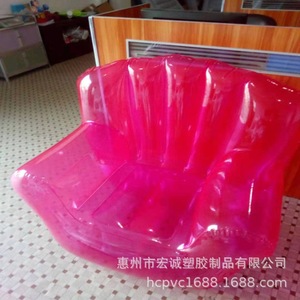 Coussin de canapé gonflable rouge en PVC 0,3 mm, coussin d'assistance pour position amoureuse - Product Image 1