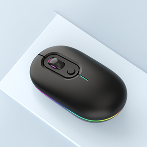 2.4G Không Dây USB Adapter + Bt Kết Nối Kép Chế Độ Chuột Không Dây LED Ánh Sáng Có Thể Sạc Lại Không Dây Chuột Chơi Game - Product Image 6