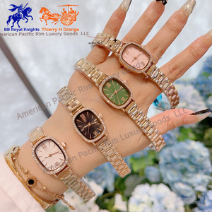 Reloj de Cuarzo Cuadrado de Lujo con Diamantes BVGRI para Mujer, Reloj de Pulsera Moderno para Damas, Opción de Compra al por Mayor - Product Image 5