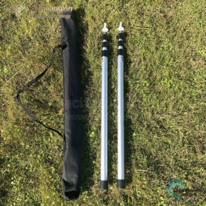 YCX Outdoor Camping Aluminum Alloy Telescopic Canopy Adjustable <b>Tent</b> <b>Pole</b> All Seasons Lightweight - Product Image 2