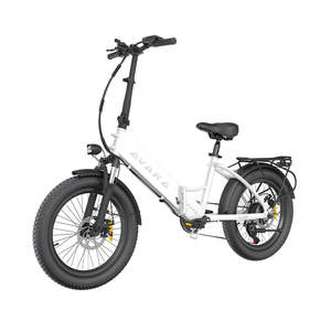 Vélo pliant en aluminium AVAKA K300 avec 7 vitesses, compteur LCD étanche IP66, vitesse de 30 km/h - Product Image 4