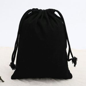 Pochette à cordon imprimée avec logo, emballage pour bijoux, sacs cadeaux, sac à cordon en coton pour cosmétiques, personnalisé - Product Image 5