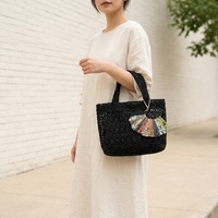 Nouveauté : Sac à bandoulière élégant pour femme, style bohème, en dentelle florale ajourée, idéal pour le shopping et les soirées