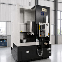 Tour vertical CNC robuste avec commande FANUC, mandrin de 18 pouces, diamètre de tournage de 850 mm, SZ750E