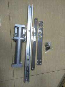 Ferme-porte coulissant hydraulique à bras parallèle dissimulé TK-I009 pour porte coupe-feu avec fonction de maintien ouvert et rail coulissant - Product Image 4