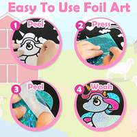 Kit de bricolage de princesse et de licorne amusant pour les enfants, idée créative, cadeau d'anniversaire et de Noël pour les enfants.