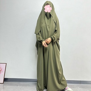 Sharut Vente en Gros Jilbab Turque de Haute Qualité pour Fille, Robe Musulmane Abaya Jilbab Burqa Longue Une Pièce pour Prière - Product Image 3