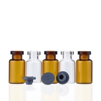 Bouteilles tubulaires transparentes de flacon de compte-gouttes d'échantillon d'injection en verre de Pharma de 3ml 5ml 6ml 7ml