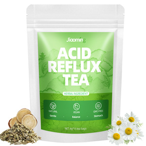 Thé Premium contre le <span class=keywords><strong>reflux</strong></span> <span class=keywords><strong>acide</strong></span> pour soulager les brûlures d'estomac, équilibre doux de l'estomac, naturel, végétalien, sans OGM, logo personnalisé - Product Image 1